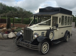 Vintage wedding bus for hire in Southampton